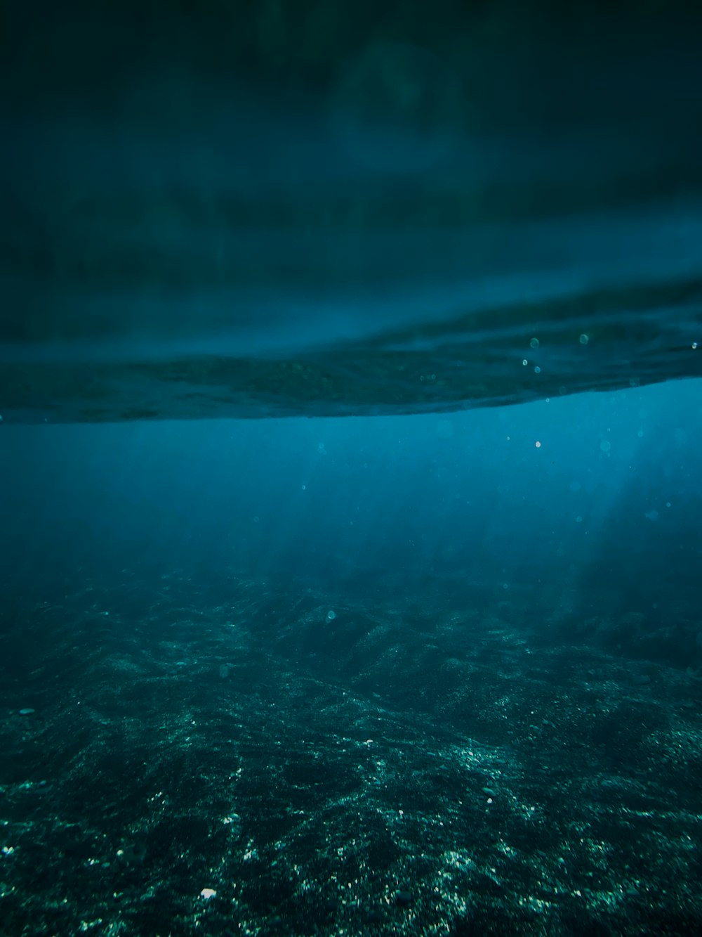 a large body of water that is under water