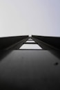 a black and white photo of a bridge