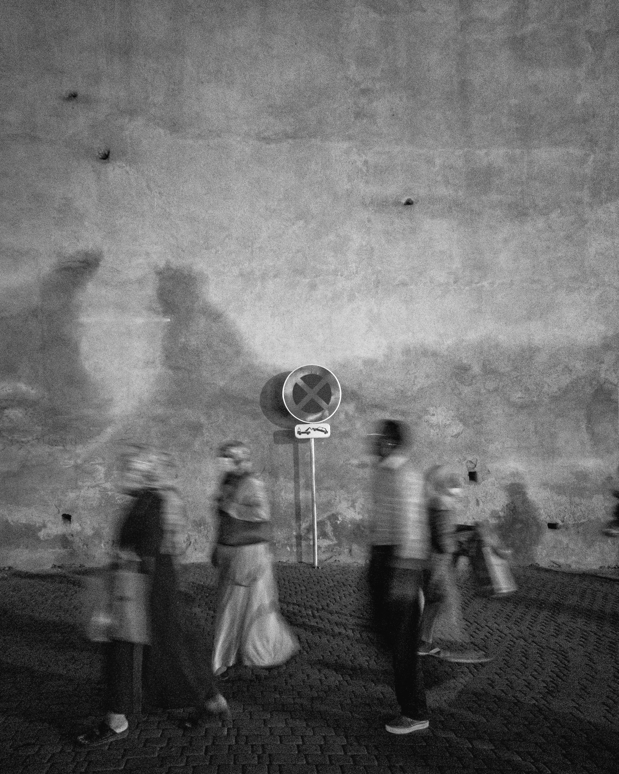 a black and white photo of a group of people