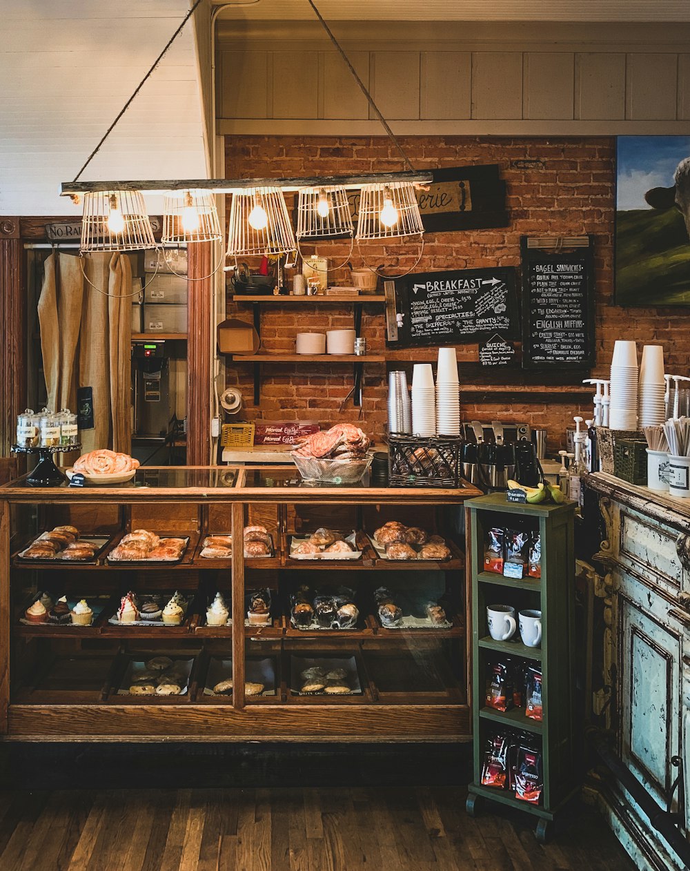 a bakery filled with lots of baked goods