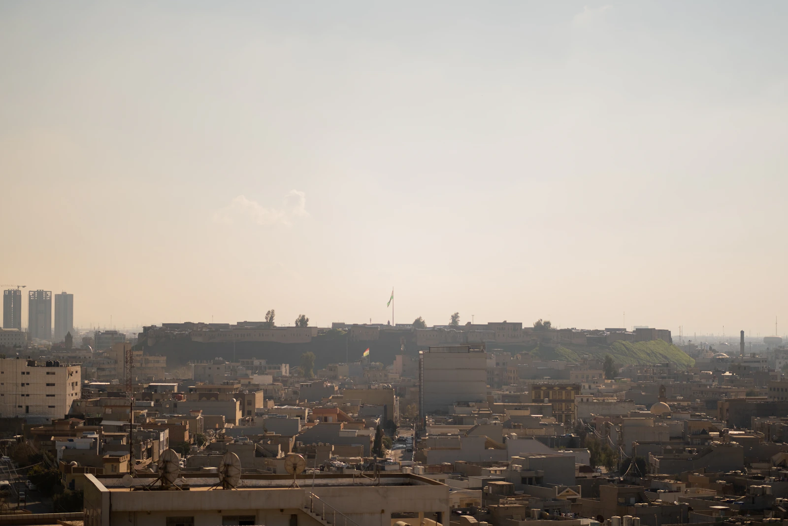Erbil skyline in Iraq