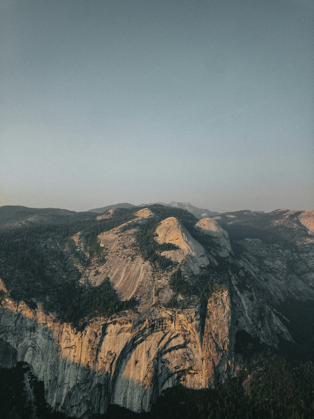 a view of the mountains from a high point of view