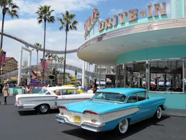 Un restaurante con temática de los 50´s en Universal Studios 