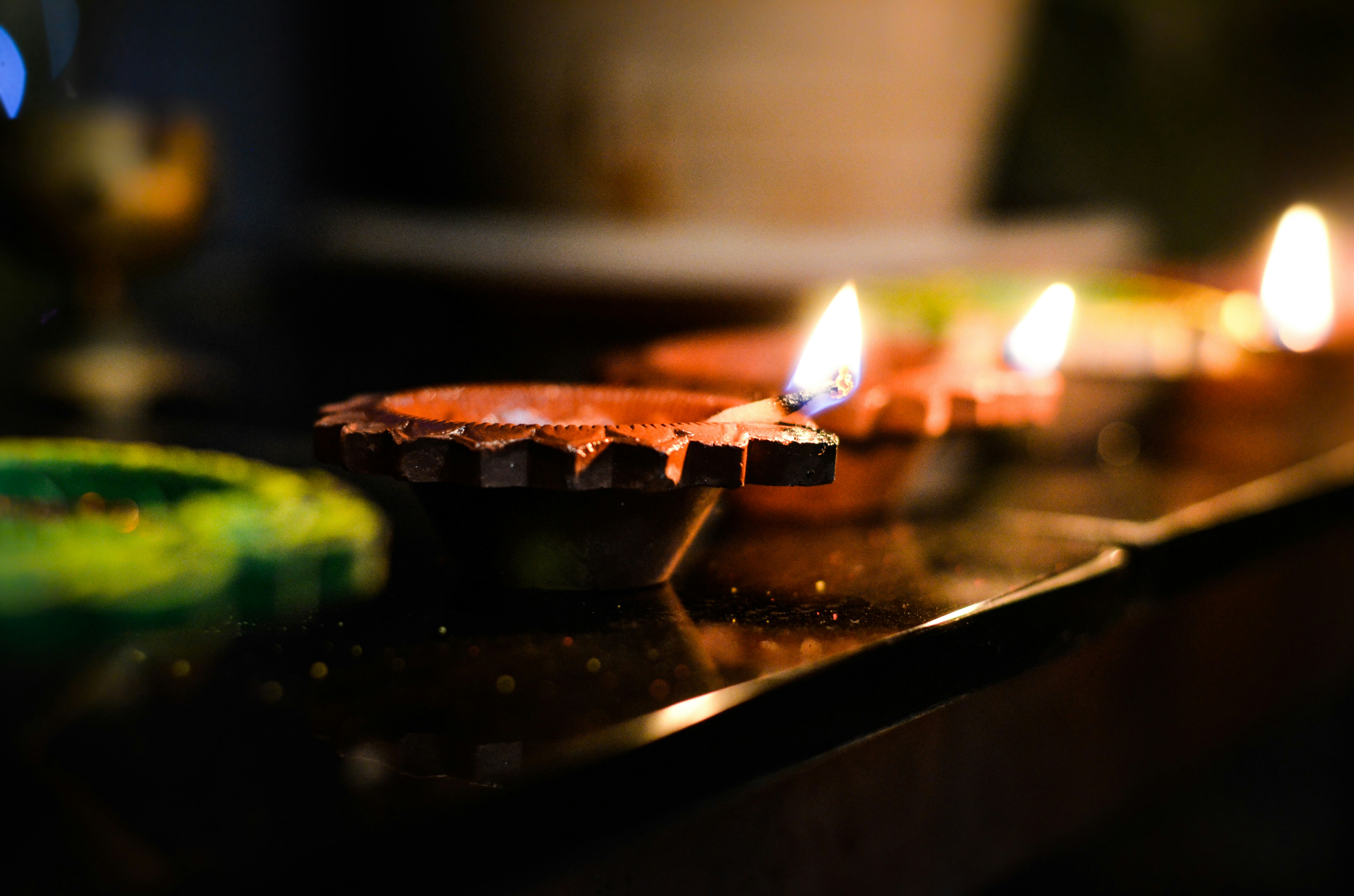 Neon celebration lights