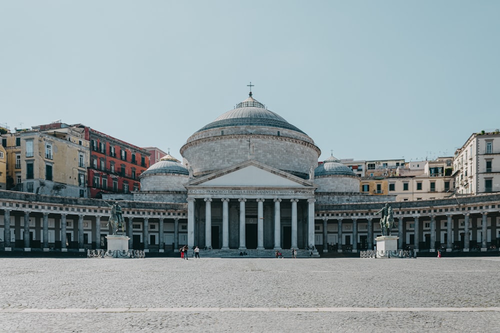 a large building with a dome on top of it