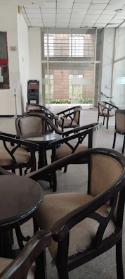 A calm break area where staff relax and recharge during their shifts.