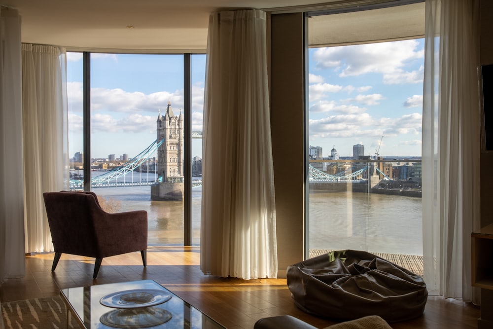 Spacious serviced apartment interior for group accommodation in London
