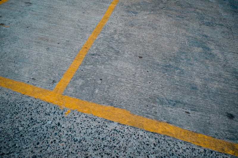 Parking lot restriping