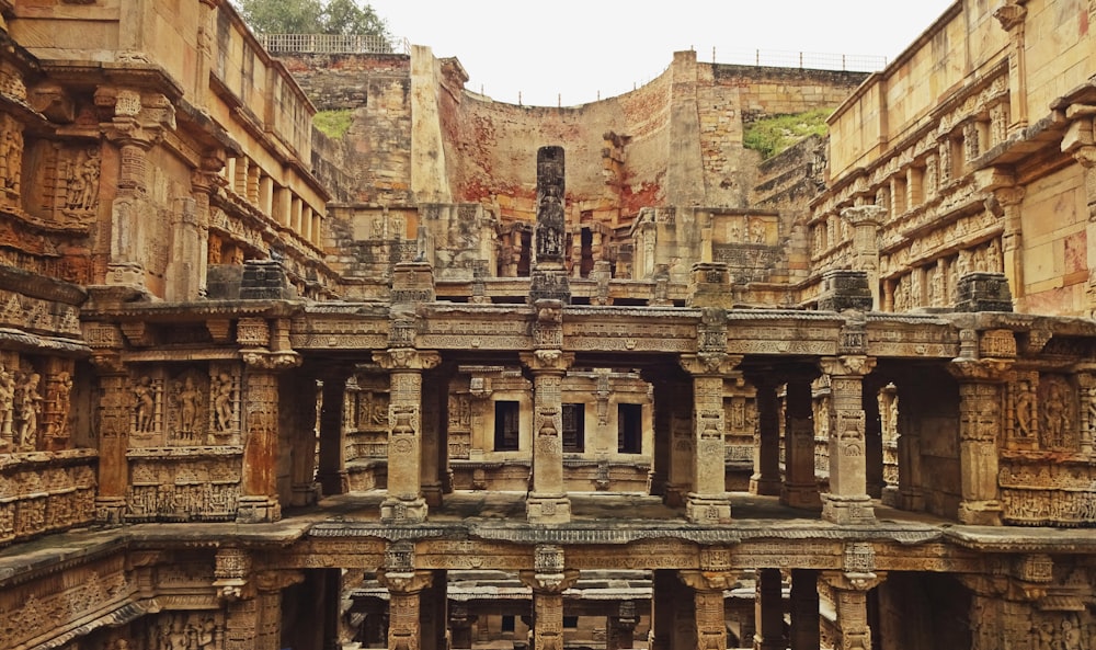 a very old building with a lot of windows