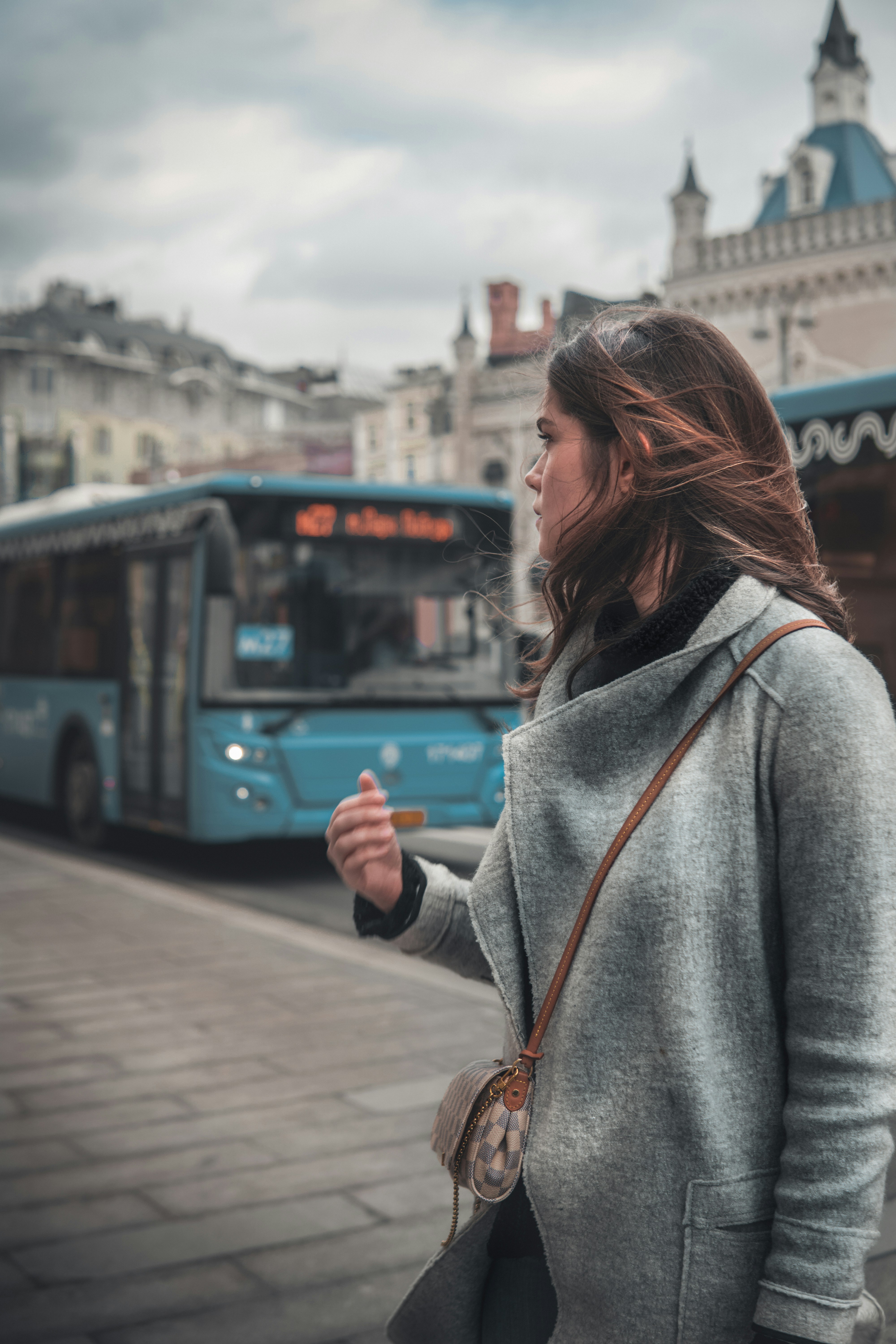 Young russian girl in Moscow