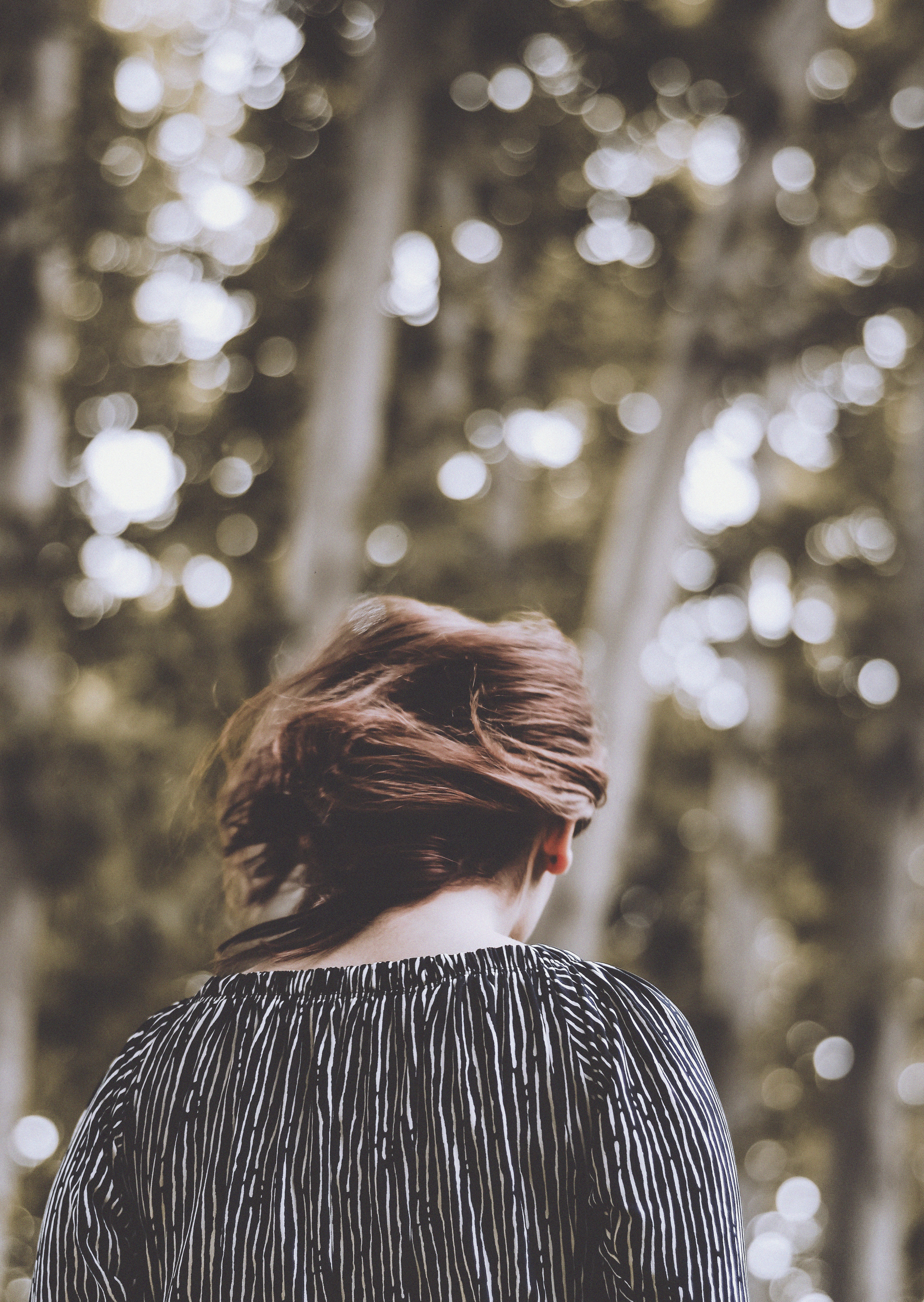 a person looking at the camera