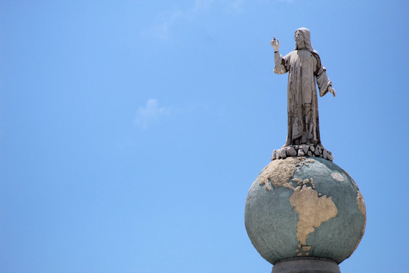 Monumento al Divino Salvador del Mundo en San Salvador, El Salvador