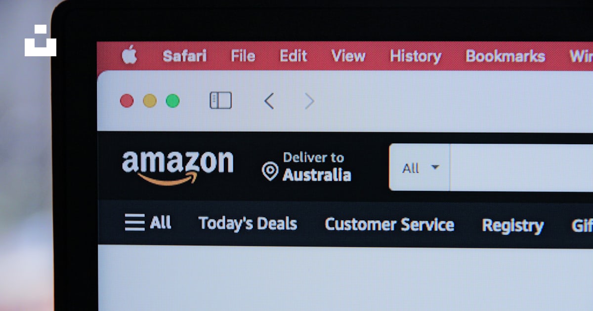 A computer screen with the amazon logo on it photo – Free Online ...