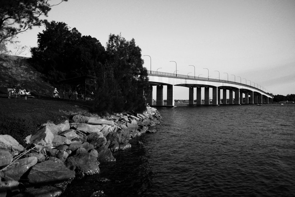 a large bridge over a body of water