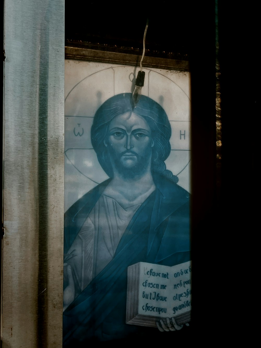 a person standing in front of a window