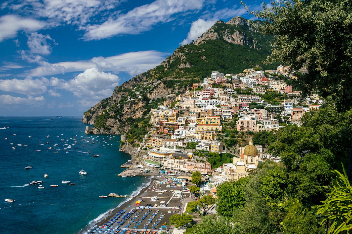 Positano on the Amalfi Coast