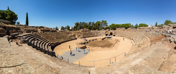 The Roman amphitheatre — Mérida, Spain