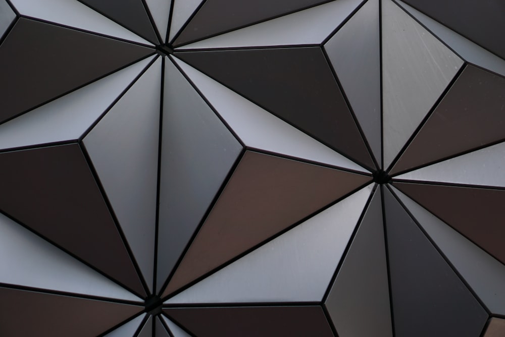 a close up of a wall with a geometric design