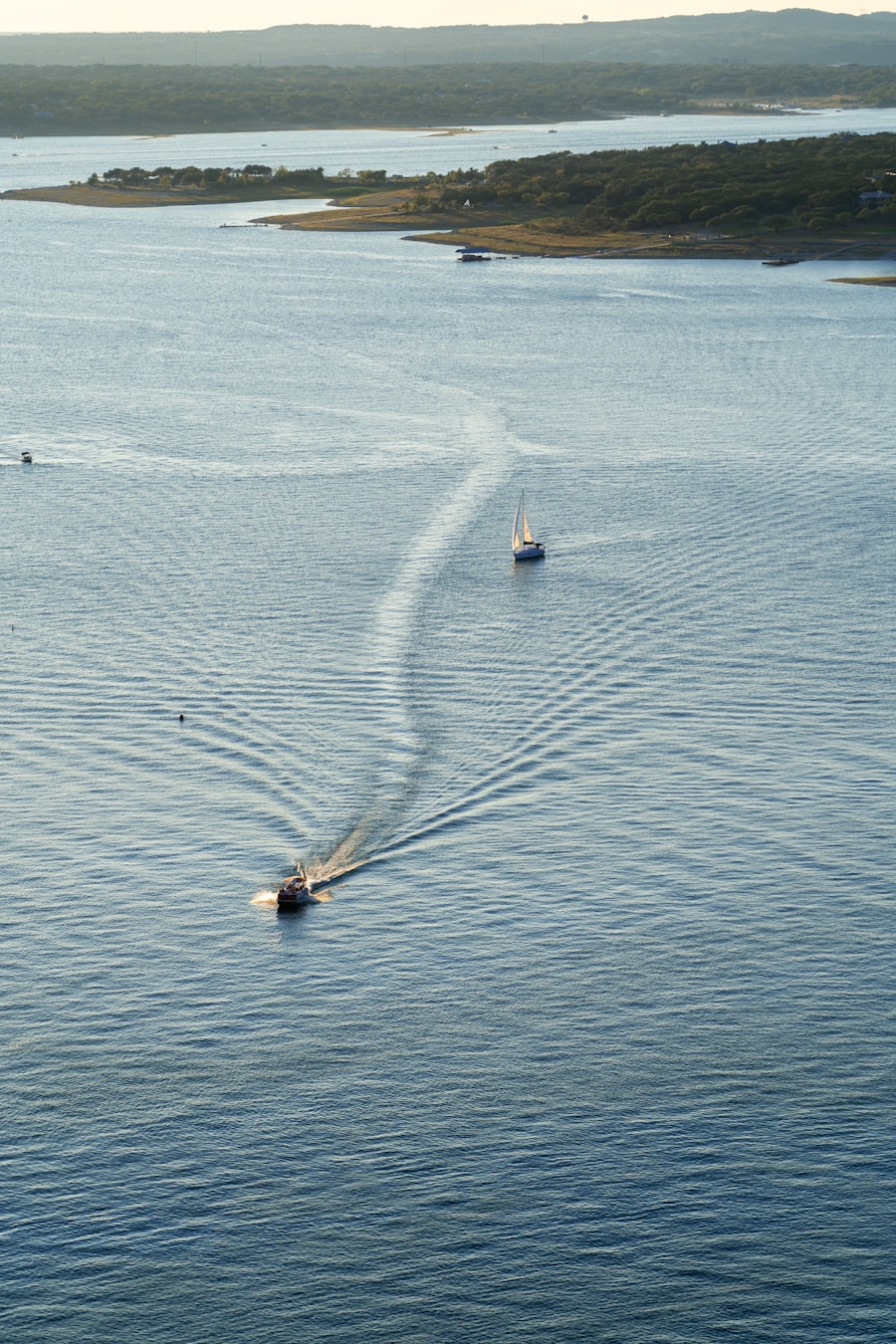Lake Travis aerial view