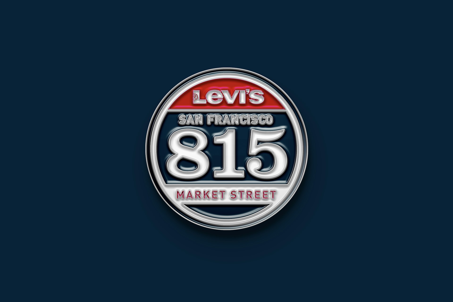 the logo for levi's san francisco 815 market street