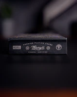 Sleek trading card display featuring premium artwork and packaging.