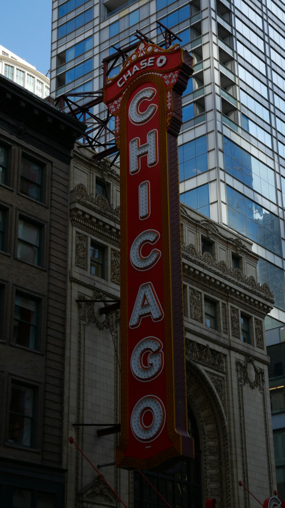 a large sign that is on the side of a building