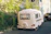A satisfied customer standing next to a pest-free caravan.