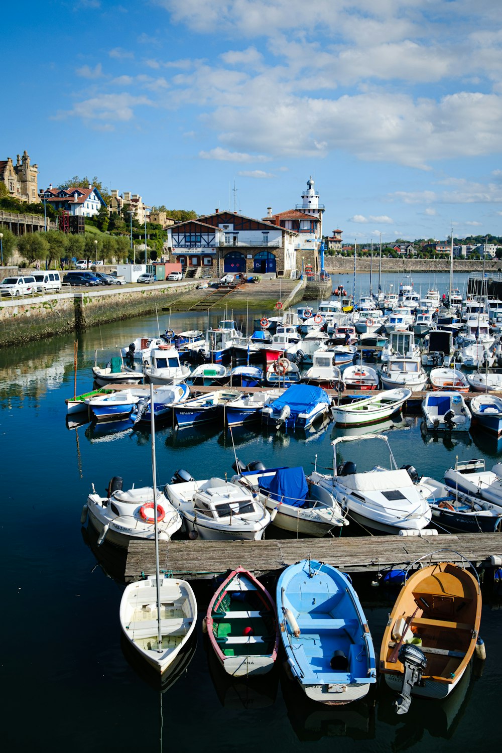 a bunch of boats that are in the water