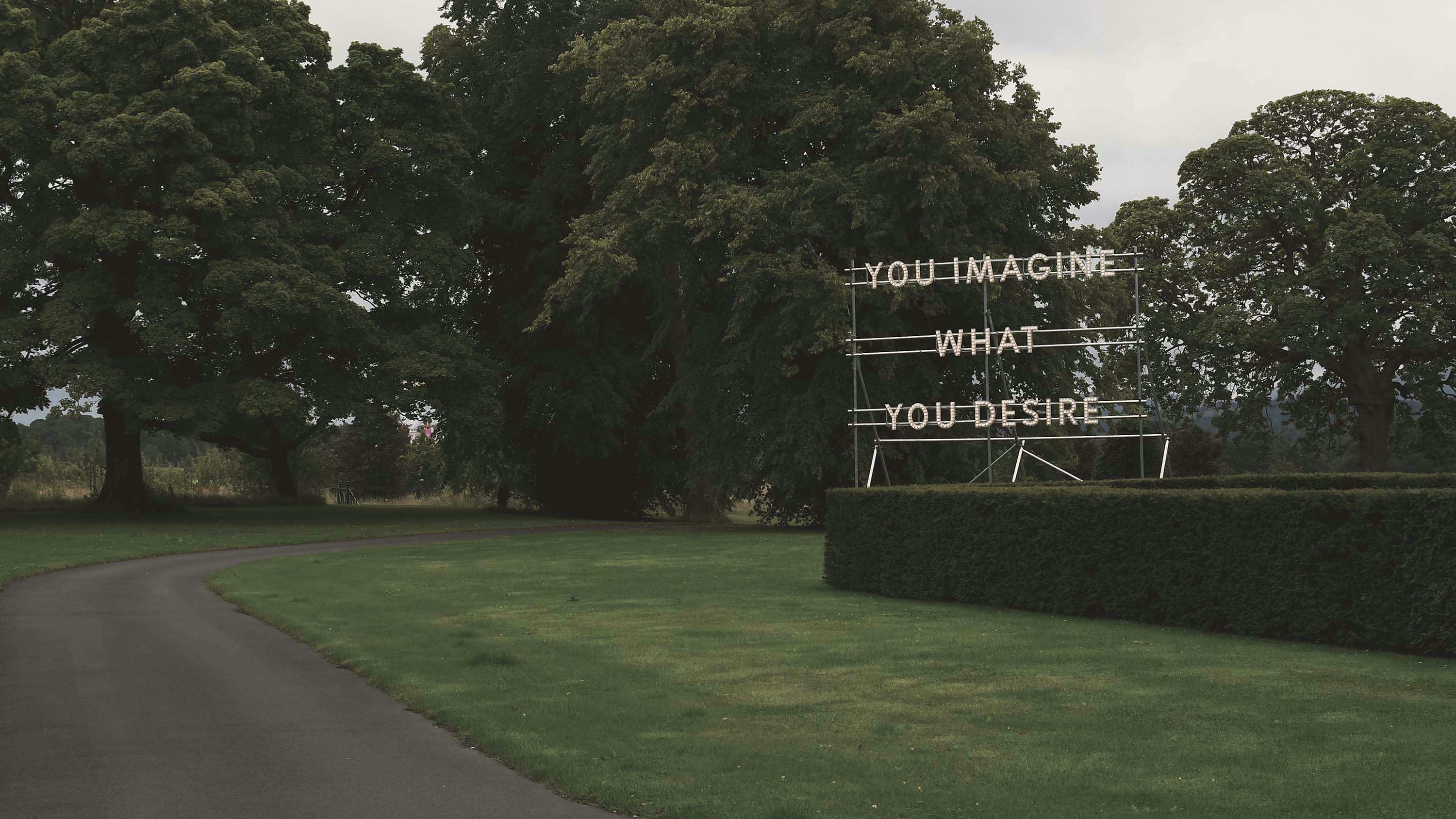 un signe qui dit que vous êtes ce que vous faites aujourd’hui