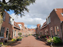 A welcoming local Burnley neighborhood with charming houses.
