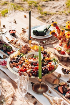 buffet traiteur apéritif brochettes 