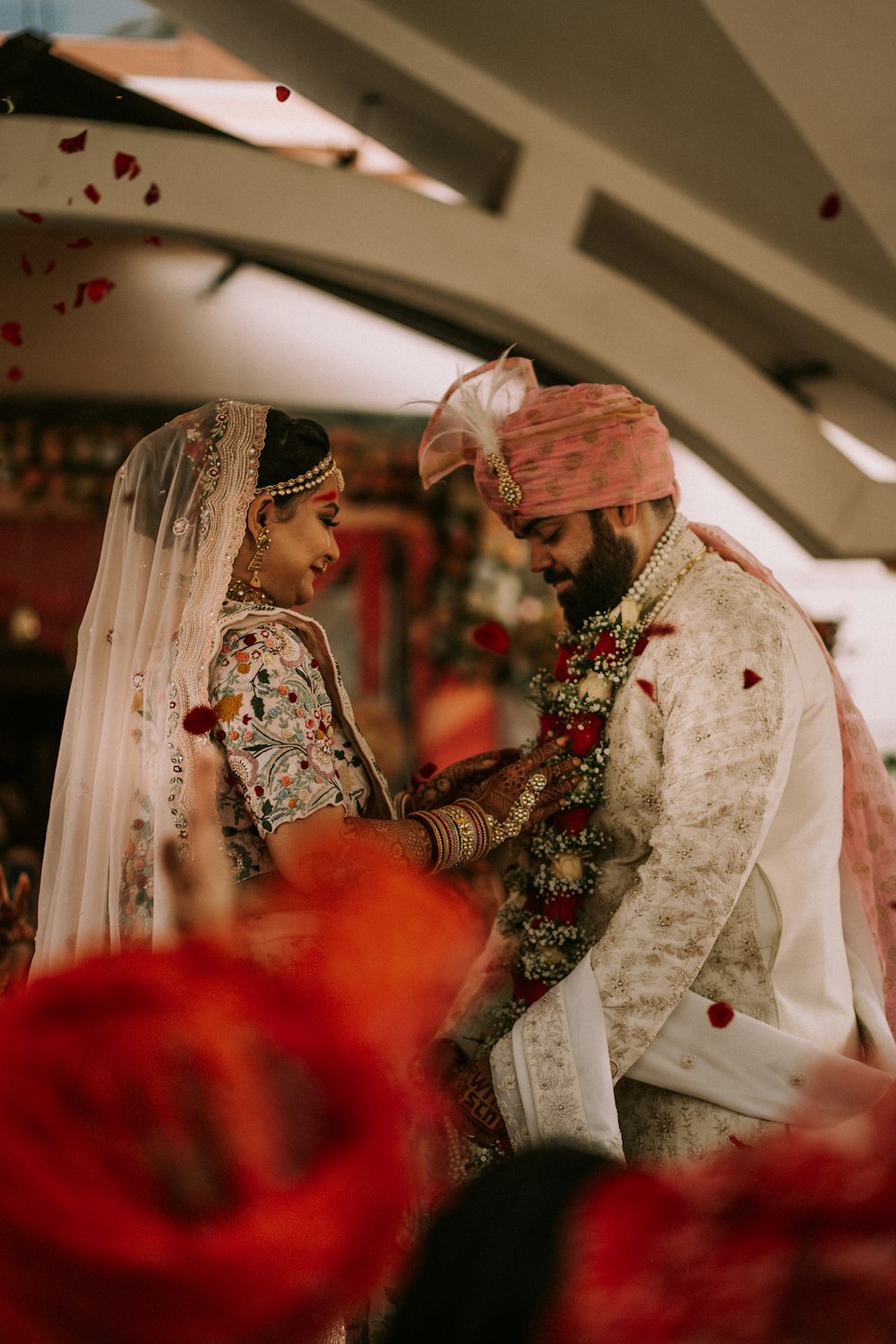 a man and a woman standing next to each other