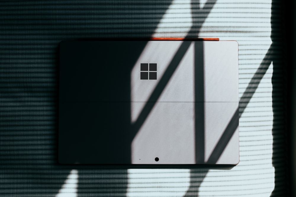 Surface laptop with shadows 