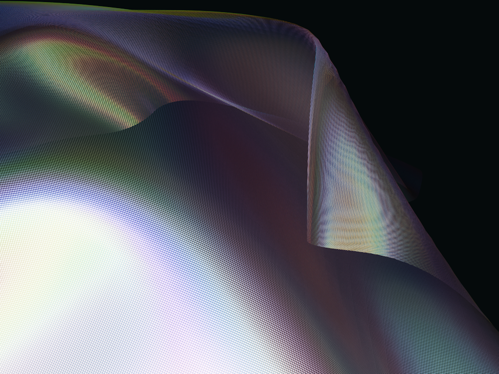a computer generated image of a curved surface