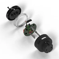 Diagram illustrating how the surge protection device shields electronics from voltage spikes.