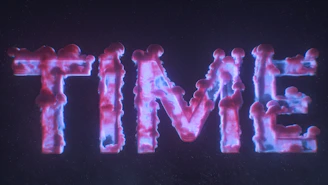 Animated countdown timer projected on a large screen with the theme 'On the Move' in bold brush font.