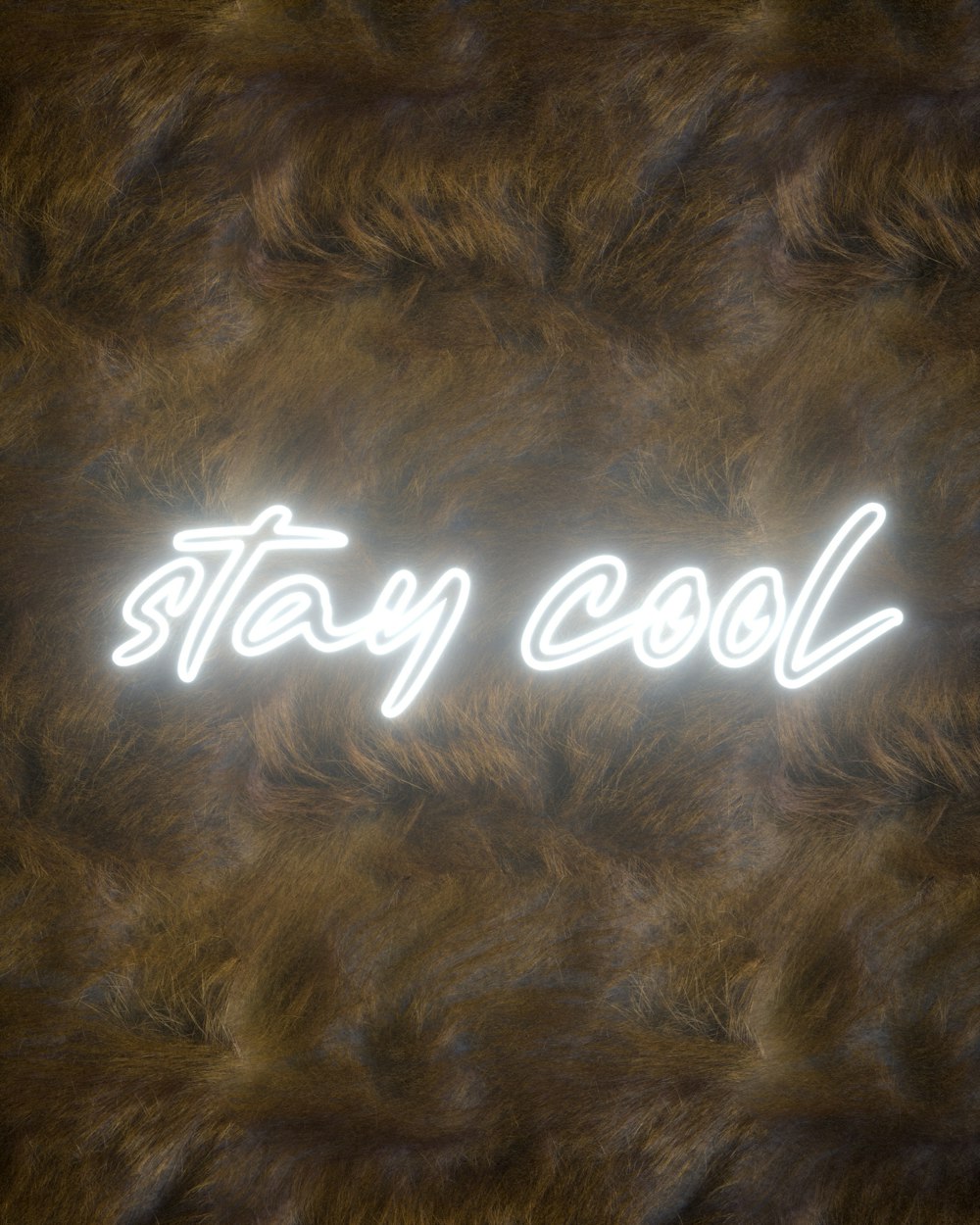 a neon sign that reads stay cool