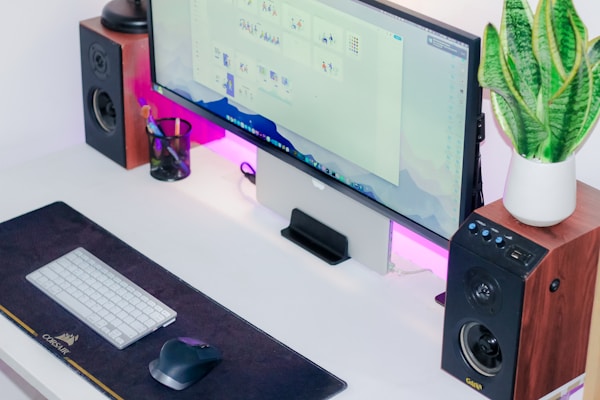 サンワダイレクト パソコンデスク 幅120×奥行60cm