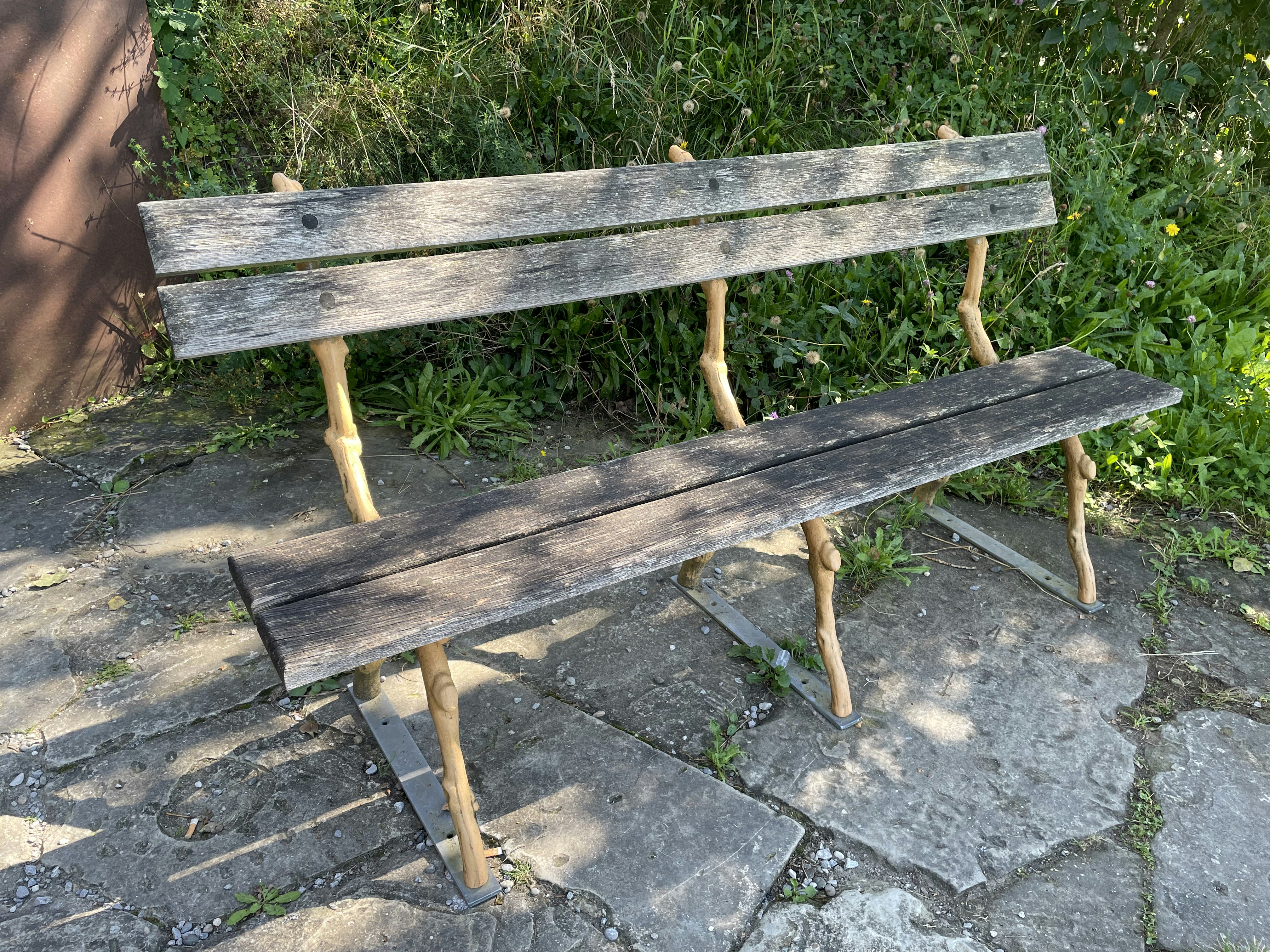 Rustic Bench Stool