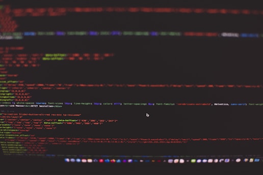 a close up of a computer screen with many lines
