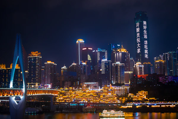Chongqing skyline at night