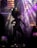 A silhouette of a dancer under colorful stage lights, creating an energetic and vibrant atmosphere.