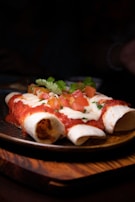 A vibrant platter of enchiladas mineras, a classic dish from Guanajuato.