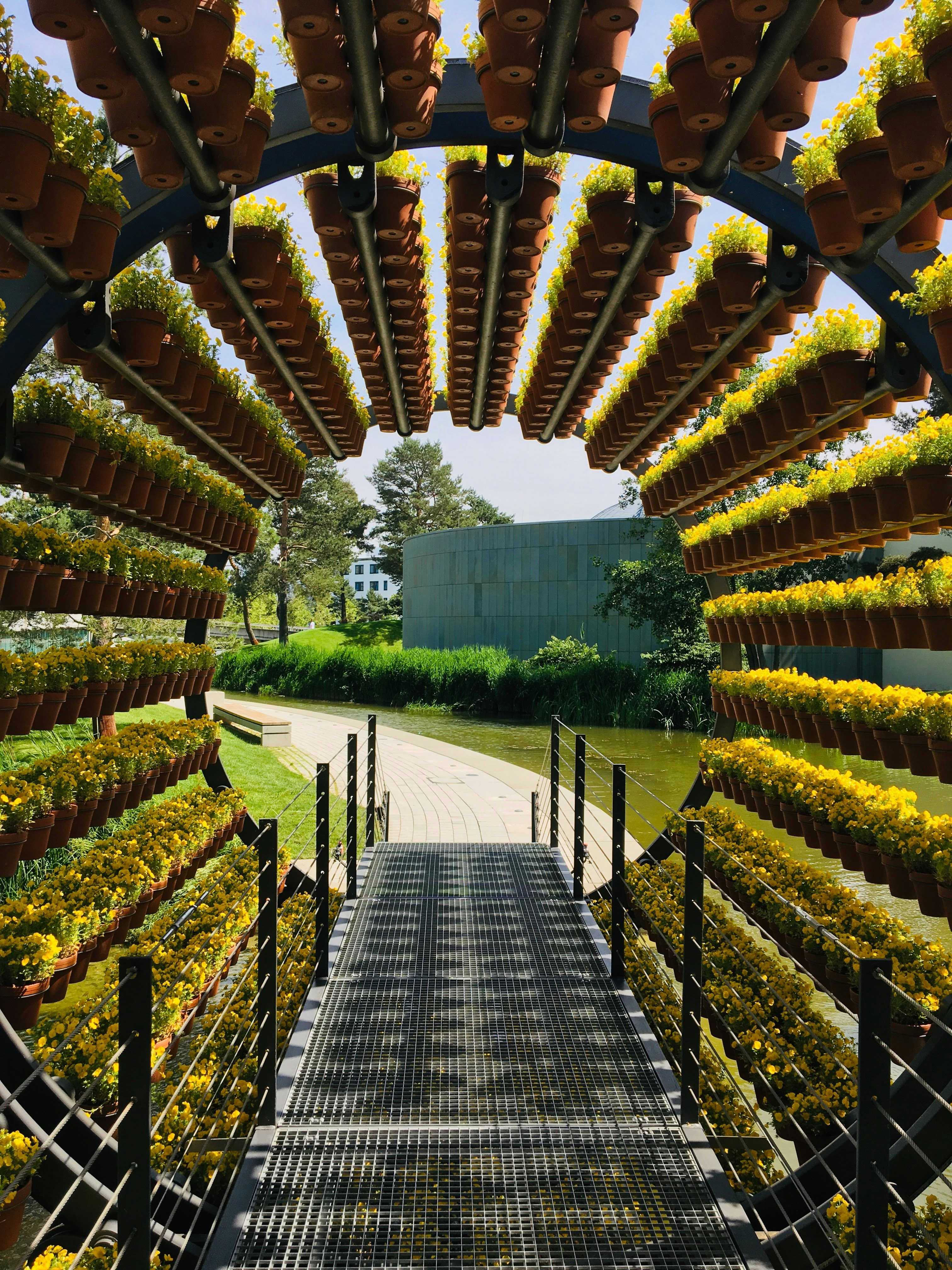 Rotating Flower Bridge