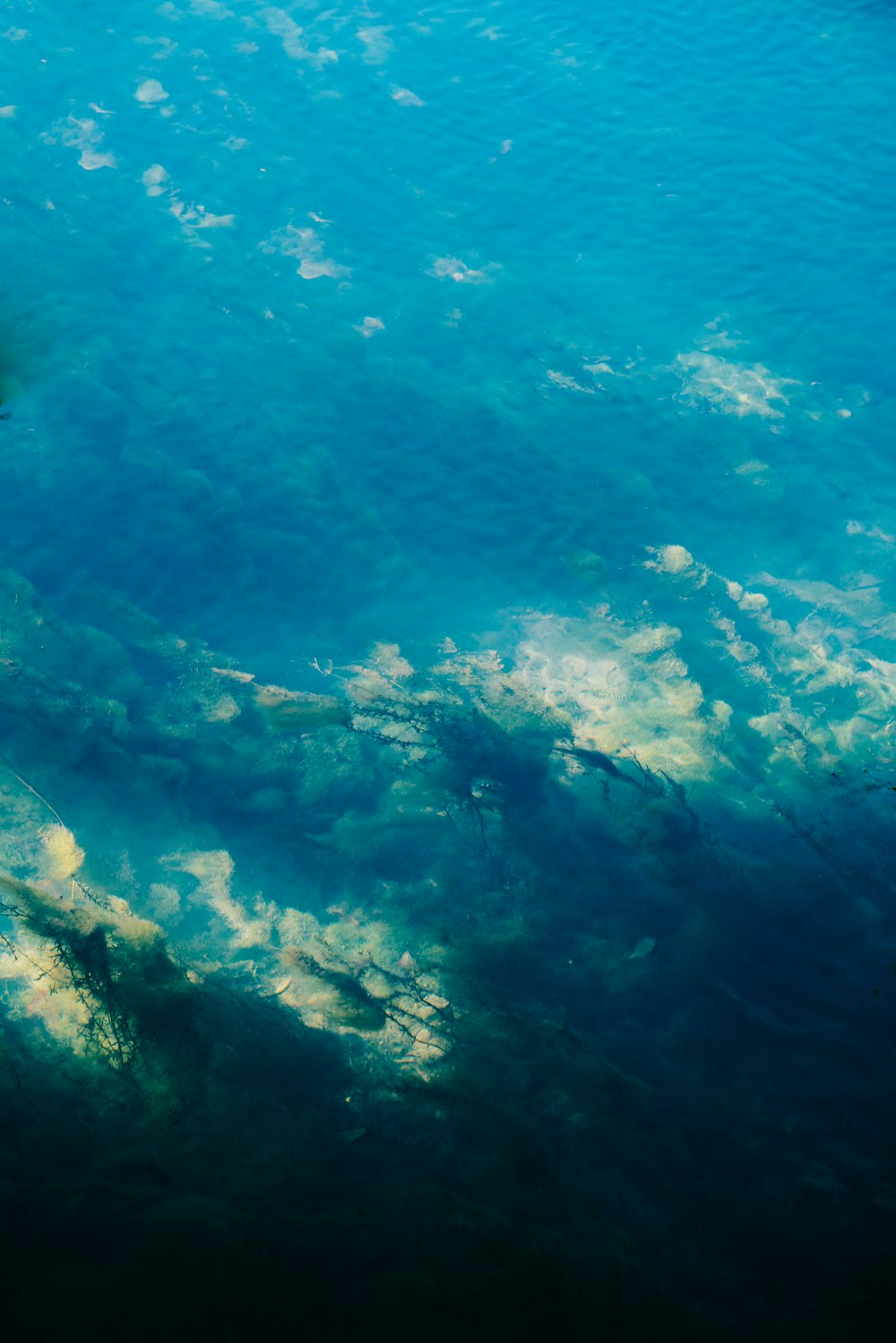 an airplane flying over a body of water