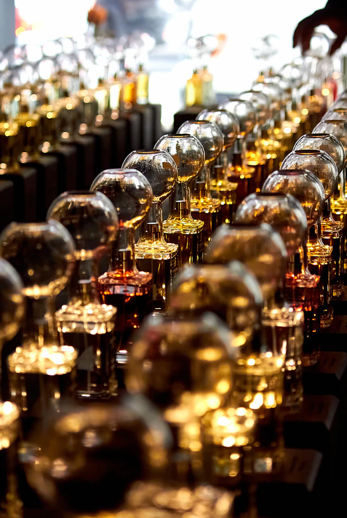 A bespoke fragrance session with a master perfumer