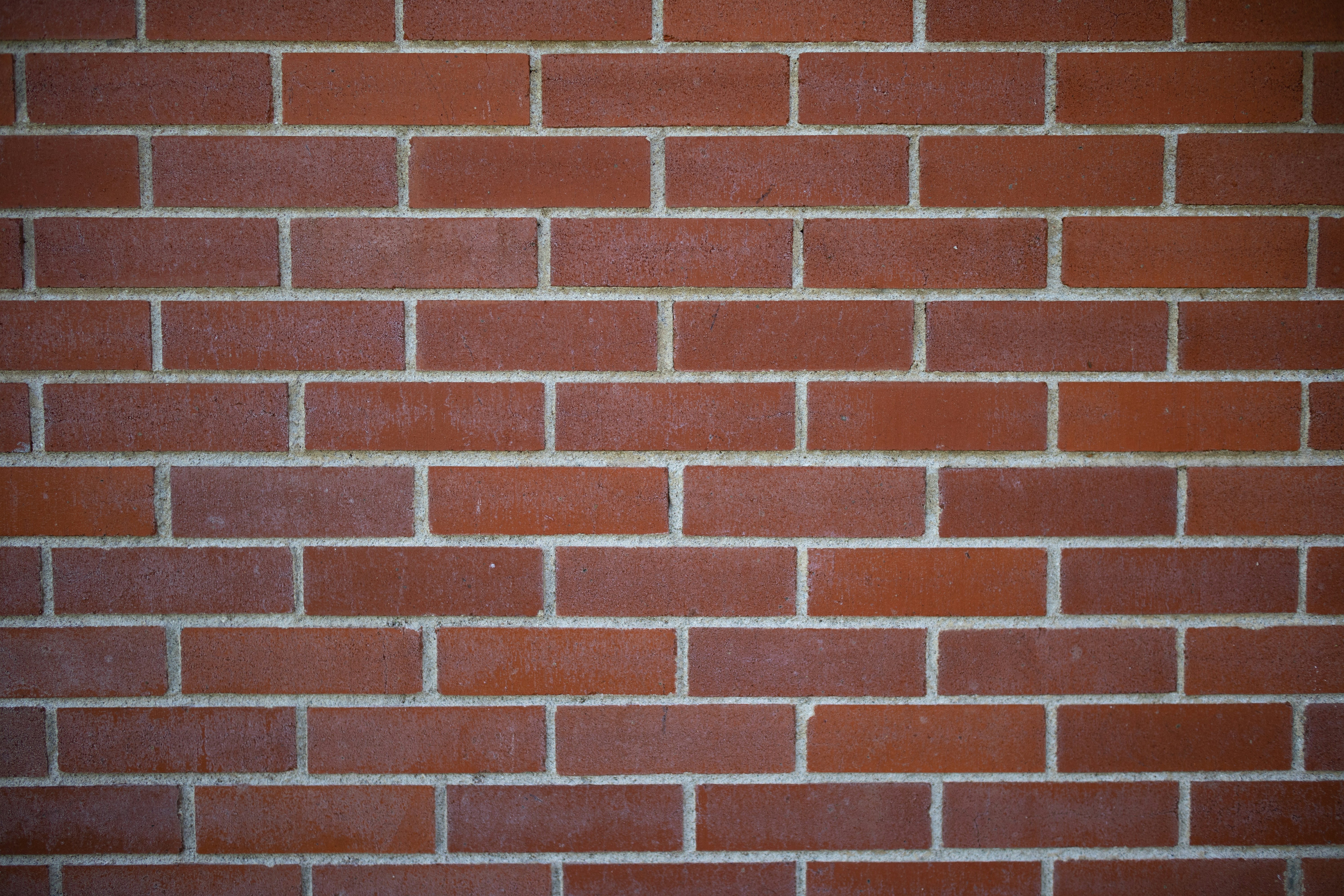 Red brick wall pattern