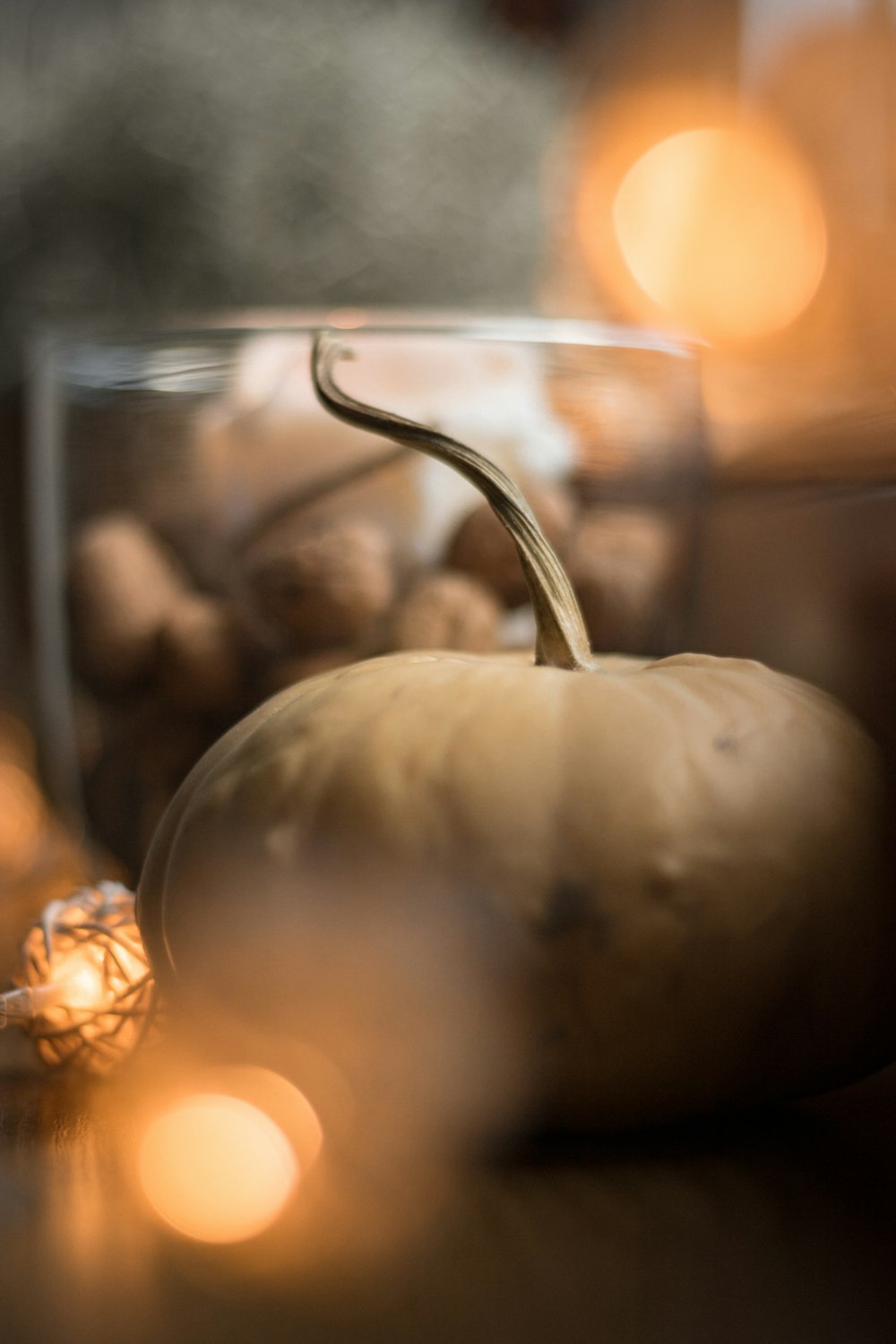 a close up of a bowl of food on a table