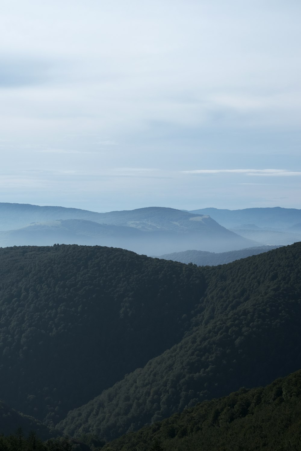 a view of the mountains from a high point of view