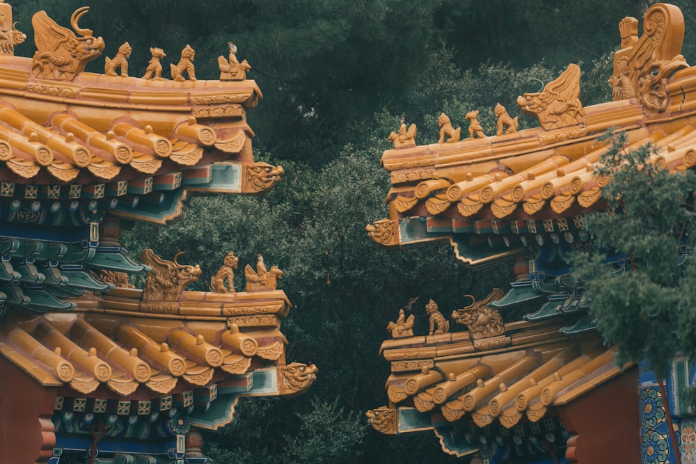 a close up of a building with a tree in the background